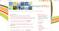 Desktop Screenshot of greeneconomyinitiative.blogspot.com