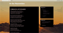 Desktop Screenshot of intheheavenlies.blogspot.com