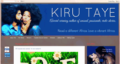 Desktop Screenshot of kirutayewrites.blogspot.com