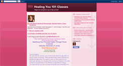 Desktop Screenshot of healingyou101classes.blogspot.com