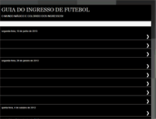 Tablet Screenshot of guiadoingressodefutebol.blogspot.com