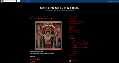 Desktop Screenshot of anti-poser-patrol.blogspot.com