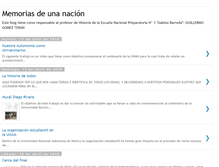 Tablet Screenshot of memoriasdeunanacion.blogspot.com