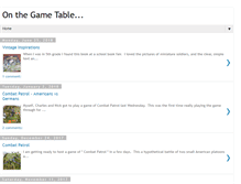 Tablet Screenshot of onthegametable.blogspot.com