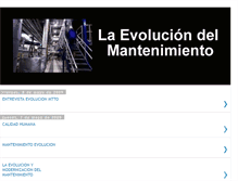 Tablet Screenshot of evolucionmtto.blogspot.com