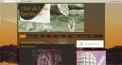 Desktop Screenshot of clairdeluneatelie.blogspot.com