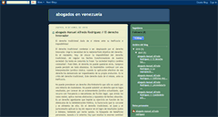 Desktop Screenshot of abogadosenvenezuelainfo.blogspot.com