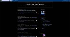 Desktop Screenshot of capsicumpro.blogspot.com