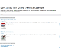Tablet Screenshot of earnadvice.blogspot.com