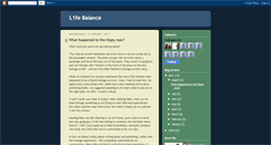 Desktop Screenshot of l1febalance.blogspot.com