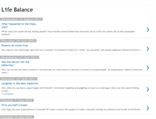 Tablet Screenshot of l1febalance.blogspot.com