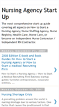 Mobile Screenshot of nursingagencystartup.blogspot.com