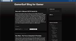 Desktop Screenshot of gamersurf.blogspot.com