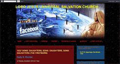 Desktop Screenshot of lordjesusuniversalsalvationchurch.blogspot.com