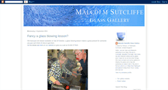 Desktop Screenshot of malcolmsutcliffeglassgallery.blogspot.com