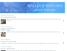 Tablet Screenshot of malcolmsutcliffeglassgallery.blogspot.com