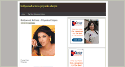 Desktop Screenshot of bollywood-actress-priyankachopra.blogspot.com