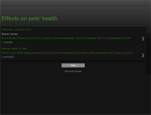 Tablet Screenshot of effectsonpetshealth.blogspot.com