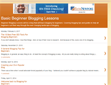 Tablet Screenshot of beginnerblogginglesson.blogspot.com