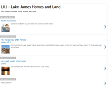 Tablet Screenshot of lkj-lakejameshomesandland.blogspot.com