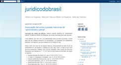 Desktop Screenshot of juridicodobrasil.blogspot.com