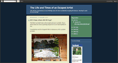 Desktop Screenshot of escapedartist.blogspot.com