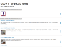 Tablet Screenshot of chapa1sindicatoforte.blogspot.com