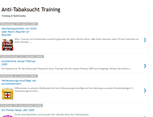 Tablet Screenshot of anti-tabaksucht-training.blogspot.com