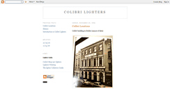 Desktop Screenshot of colibri-lighters.blogspot.com