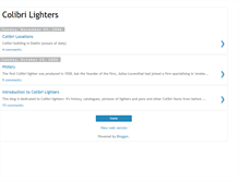 Tablet Screenshot of colibri-lighters.blogspot.com