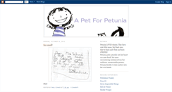 Desktop Screenshot of apetforpetunia.blogspot.com