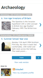 Mobile Screenshot of daleydellsarchaeology.blogspot.com