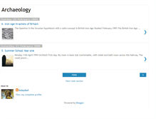 Tablet Screenshot of daleydellsarchaeology.blogspot.com