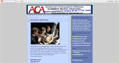 Desktop Screenshot of acafestival2009.blogspot.com