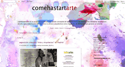 Desktop Screenshot of comehastartarte.blogspot.com