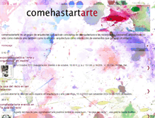 Tablet Screenshot of comehastartarte.blogspot.com