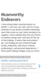 Mobile Screenshot of museworthyendeavors.blogspot.com
