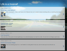 Tablet Screenshot of lifeisamusicaltome.blogspot.com