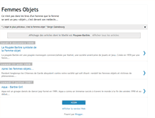Tablet Screenshot of femmes-objets.blogspot.com