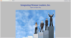 Desktop Screenshot of integratingwomanleaders.blogspot.com