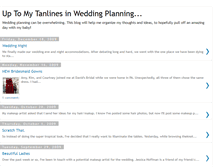 Tablet Screenshot of kieselwedding.blogspot.com