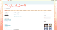 Desktop Screenshot of magical-java.blogspot.com