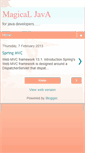 Mobile Screenshot of magical-java.blogspot.com
