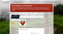 Desktop Screenshot of coracaoemchama.blogspot.com