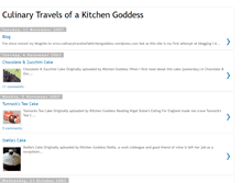 Tablet Screenshot of culinarytravelsofakitchengoddess.blogspot.com