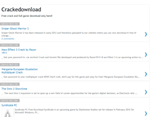 Tablet Screenshot of crackedownload.blogspot.com