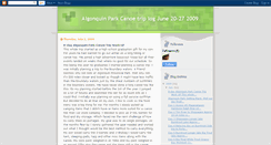 Desktop Screenshot of algonquintriplogjune20-27.blogspot.com
