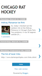 Mobile Screenshot of chicagorathockey.blogspot.com