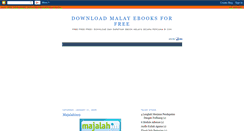 Desktop Screenshot of ebook-melayu-percuma.blogspot.com