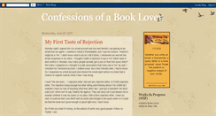 Desktop Screenshot of confessionsofabooklover.blogspot.com